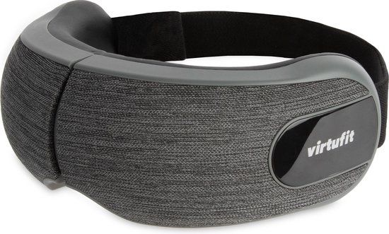 VirtuFit Eye Massager - Oogmassage Apparaat - Vibratie Massage - Bluetooth - Grijs/Zwart
