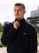 Lacoste A Zip through sweater - navy blue