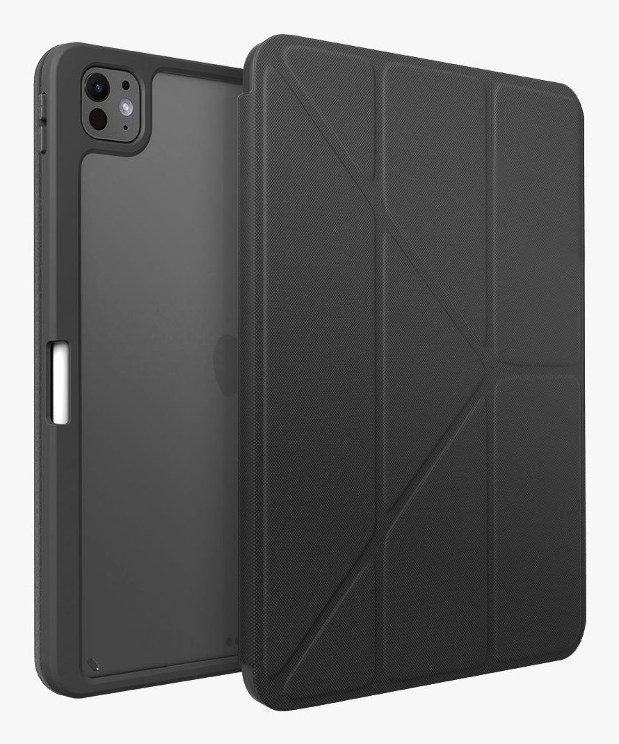Uniq Moven Case - Book Case for Apple iPad Pro 11 (2024) - Charcoal Grey