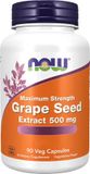 NOW Foods Extrait de pépins de raisin 500mg Max. Strength - 90 v-caps