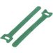 TRU COMPONENTS Attache-câble Velcro pour regroupement Boucle et crochet (L x l) 240 mm x 16 mm Vert 20 pc(s)