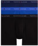 Tommy Hilfiger Boxershorts pour hommes (lot de 3) - Coton/Élasthanne - Taille S - Noble Blue / Purply Navy / Black