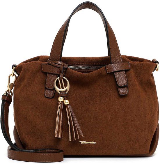 Tamaris Mareike Cityshopper Handtas Schoudertas Cognac Bruin
