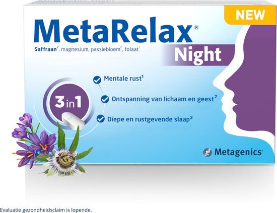 Metagenics MetaRelax Night - 30 tabletten