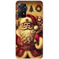 Xiaomi Bedrukt siliconen hoesje compatibel met Xiaomi Redmi Note 11 Pro Plus 5G pere noel vintage