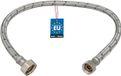 KOTARBAU® Tuyau de raccordement flexible 1/2“ x 3/8“ - Tuyau de robinet flexible 60 cm - Tuyau de raccordement sanitaire - Tuyau de connexion flexible - Tuyau de raccordement pour robinetterie - avec tresse en acier inoxydable