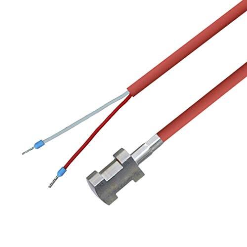 iOVEO 004AL02207 - buisaanvoersensor PT1000 met siliconen kabel incl. bevestiging tot 200 °C, 7 meter aansluitkabel