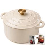 Parmedu 5.5QT Geëmailleerde Gietijzeren Nederlandse Oven