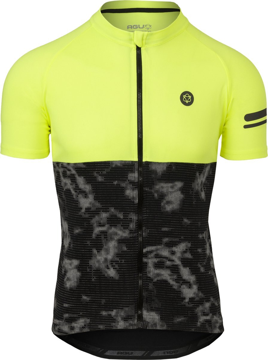 AGU Duo Fietsshirt Essential Heren - Geel - L