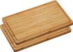Merkloos 2x Bamboe houten snijplanken 27 x 45 cm