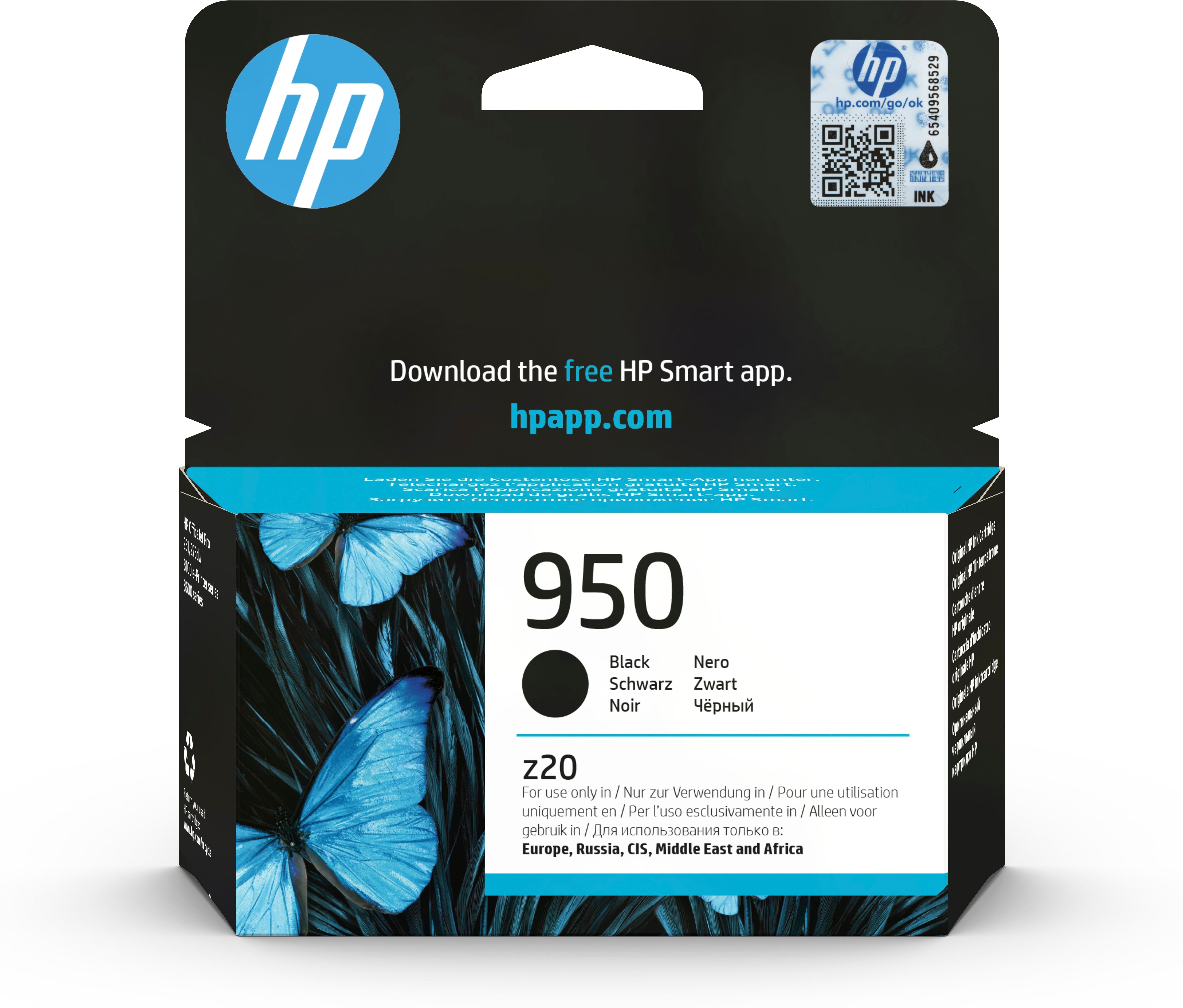 HP 950 Original Black Ink Cartridge - Standard Yield