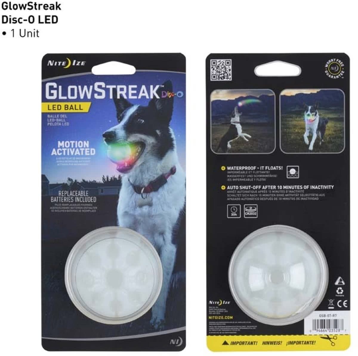 Nite Ize LED BALL FOR DOG - DISCO GLOWSTREAK GBS-07-R7 lamp hond