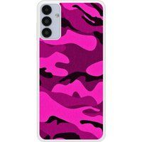 Samsung Bedrukt siliconen hoesje compatibel met Galaxy A13 5G Camouflage rose