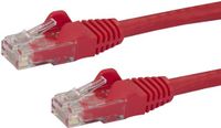 StarTech Cat6 netwerkkabel met snagless RJ45 connectoren - UTP patchkabel - rood - 0,5m