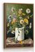 Drôle de décoration murale pour papier toilette avec imprimé floral
