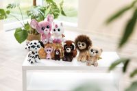 NICI 49694 Beer Knuffel Beige/Goud 15cm