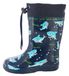 BECK Regenlaarzen 'Sharks' navy / turquoise / hemelsblauw / groen