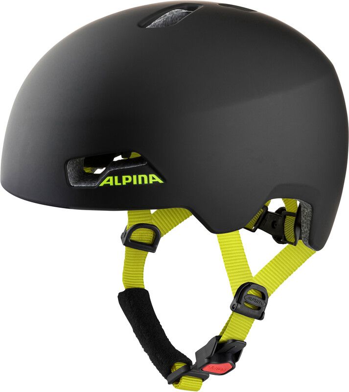 Alpina Hackney Helm Kinderen - Zwart/Geel - 2022