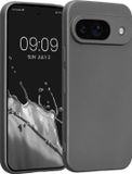 kwmobile metallic telefoonhoesje van TPU - geschikt voor Google Pixel 9 - Flexible case voor smartphone - In metallic grijs
