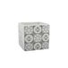 MSV EVORA Tandenborstelhouder – Borstelhouder Tumbler Badkamer – Tandenborstel Houder Grijs – 8x8x8 cm