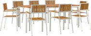 Syfax Buitenmeubelset 9 stuks 200 x 90 x 75 cm