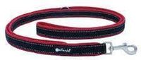 Petlando Dressuurlijn Outdoor rood - verstelbare hondenlijn maat S - 230 cm x 1,5 cm
