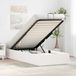 Maison Exclusive - Cadre de lit ottoman avec rangement blanc 80 x 200 cm