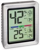 TFA Dostmann EXACTO 30.5047.54.K Thermo- en hygrometer Zilver