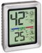 TFA Dostmann EXACTO 30.5047.54.K Thermo- en hygrometer Zilver