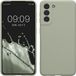 kwmobile telefoonhoesje geschikt voor Samsung Galaxy S21 - Hoesje voor smartphone - Precisie camera uitsnede - In grijsgroen