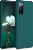 kwmobile telefoonhoesje geschikt voor Samsung Galaxy S20 FE - Back cover in turqoise-groen