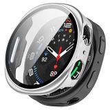 Samsung Coque Samsung Galaxy Watch9 en Plastique avec Protecteur d'Écran - 44mm - Argent mat
