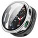 Samsung Coque Samsung Galaxy Watch9 en Plastique avec Protecteur d'Écran - 44mm - Argent mat