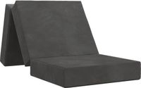 vidaXL Vouwbare Sofa Bed 90 x 63 x 45 cm Donkergrijs