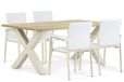 Lifestyle Garden Furniture Lifestyle Brandon/Cardiff 180 cm dining tuinset 5-delig