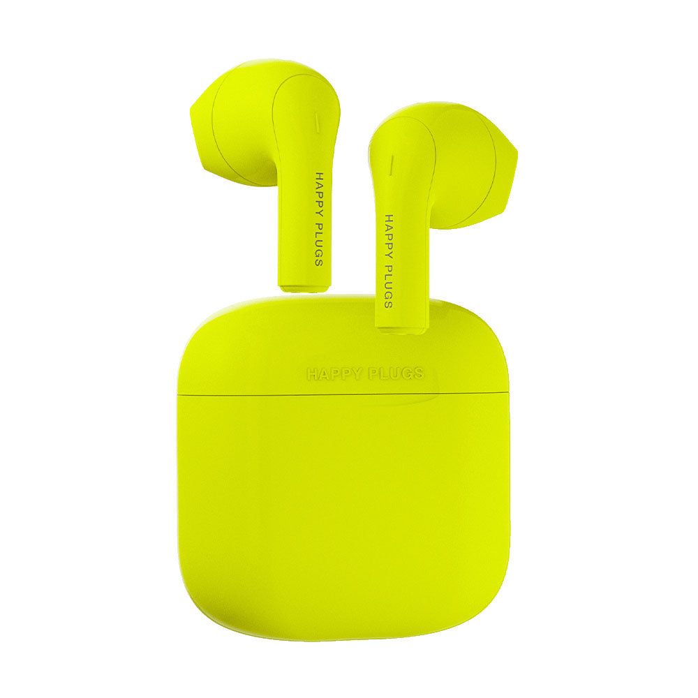 Happy Plugs JOY True Wireless In-ear Headphones - Neon Yellow