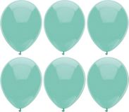 Haza Ballonnen verjaardag/feest - 200 stuks - mintgroen - 29 cm