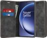 Techsuit Hoesje geschikt voor OnePlus 15R - Confy Book Wallet Case - Zwart