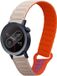 kwmobile sporthorloge band geschikt voor CMF Watch Pro 2 / Watch Pro 1 bandje - Smartwatch of activity tracker polsband - Met magneetsluiting - In beige / oranje