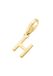 Giorgio Martello Gouden (verguld) bedel | Letter H | 925 Zilver