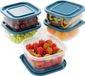 Merkloos Boîte de distribution rectangulaire en plastique - 5 pièces - 950ml
