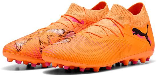 Puma Future 8 Match Mg Voetbalschoenen Oranje EU 40