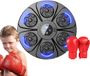 Wan GmbH Boksmachine - Machine de boxe murale Appareil d'entraînement - Soulager le stress - Éclairage musical interactif - 40 x 40 cm - Noir