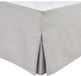 Bedomranding, HOME LINGE PASSION Bedbodemhoes - 160 x 200 cm + 30 cm - Lichtgrijs