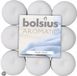 Bolsius Waxinelichtjes Fresh Linen Wit 3.10 cm
