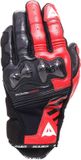 Dainese Reacto Carbon Short Motorhandschoenen - Rood/Zwart - Maat 2XL