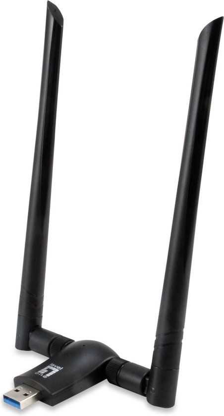 LevelOne WUA-1810E - WLAN adapter - 867 Mbps - USB 3.0 - Zwart