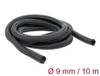 Delock Braided Sleeving self-closing 10 m x 9 mm black