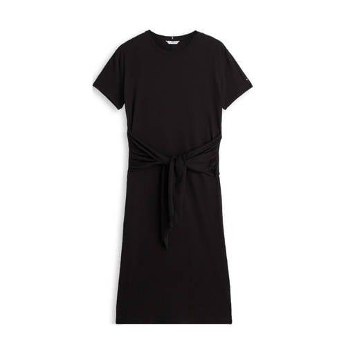 Tommy Hilfiger midi jurk zwart