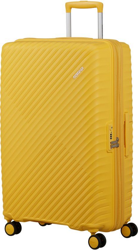 American Tourister Koffer - Diablast 4 wiel spinner L 78/31 uitbreidbaar - TSA lock - 98 l - Digital Yellow